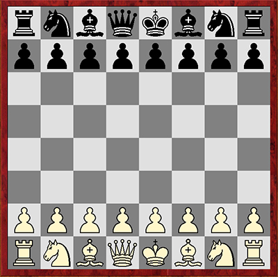 Как правильно расставлять фигуры на шахматной доске